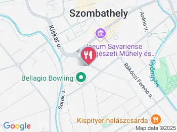Csupor Gasztro Bisztró Szombathely a térképen
