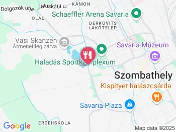 Hotel Claudius étterme Szombathely a térképen