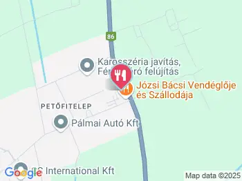 Józsi Bácsi Vendéglője és Szállodája Szombathely a térképen