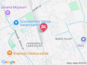 Kispipa Panzió Szombathely a térképen