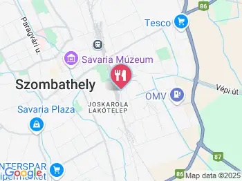 Kispipa Szállás és Étterem Szombathely a térképen