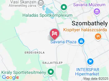 Martineum Felnőttképző Akadémia Vendégház Szombathely a térképen