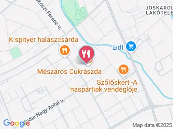 Mészáros Cukrászda Szombathely a térképen