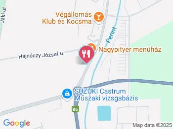 Nagypityer Vendéglő Szombathely a térképen