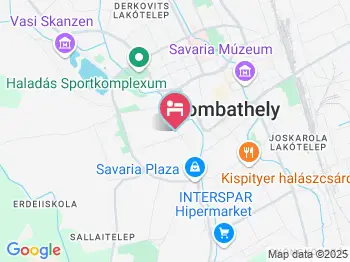 P4W Hotel Residence Szombathely a térképen