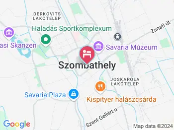 P4W Hotel Residence Szombathely Szombathely a térképen