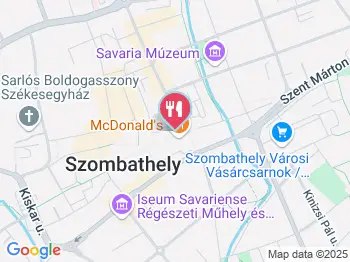 Pannónia Restaurant Szombathely a térképen