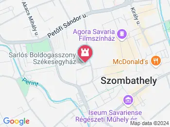 Sarlós Boldogasszony Székesegyház Szombathely a térképen