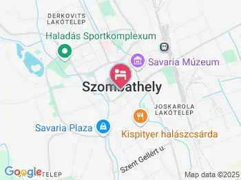 Sunset Motel Szombathely a térképen