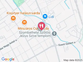 Szőlőskert Szombathely a térképen