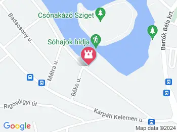 Szombathelyi Csónakázó-tó Szombathely a térképen