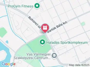 Szombathelyi Fedett Uszoda és Termálfürdő Szombathely a térképen