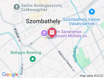 Szombathelyi Képtár Szombathely a térképen