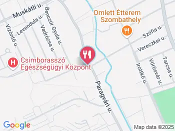 Tóvendéglő Szombathely a térképen