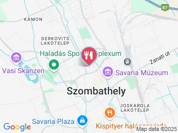 Park Hotel Pelikán étterme Szombathely a térképen