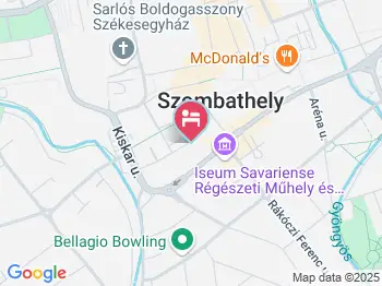 Wagner Vendégudvar Hotel Szombathely a térképen