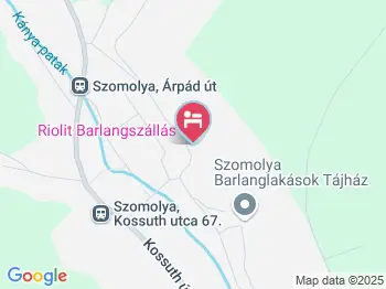 Cavernum Szomolya a térképen