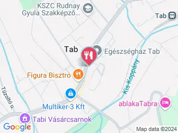 Fényes Presszó Tab a térképen