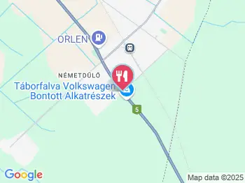 Öreg Tanya Táborfalva a térképen