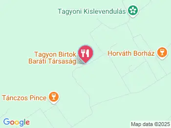 Tagyon Birtok Tagyon a térképen