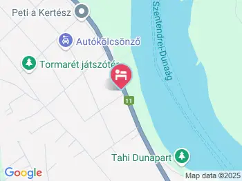 Garden Panzió Tahitótfalu a térképen