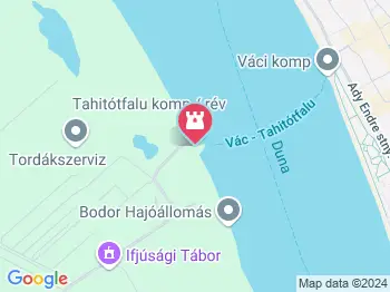 Tahitótfalu komp/rév Tahitótfalu a térképen