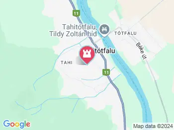 Vörös-kő Tahitótfalu a térképen