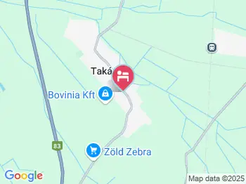 Gerence Vendégház Takácsi a térképen