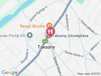 Házias Ételbár Taksony a térképen