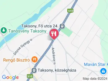 Hekk kunyhó Taksony a térképen