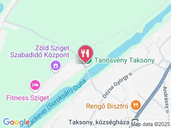 Sziget Étterem Taksony a térképen