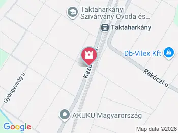 Nemzeti Összetartozás Emlékműve Taktaharkány a térképen