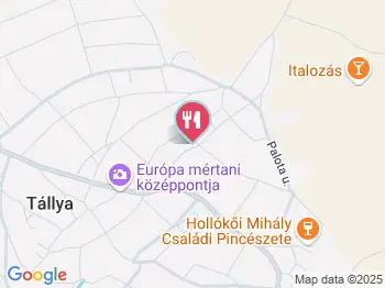 Bagolyvár Pincészet Tállya a térképen