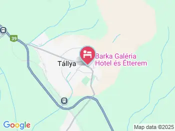 Barka Galéria Hotel és Étterem Tállya a térképen