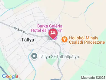 Bártfay Udvarház Tállya a térképen