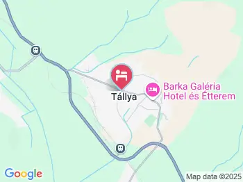 Borosi Vendégház Tállya a térképen