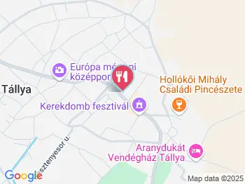 Gyöngyöm Presszó Tállya a térképen