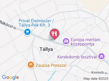 Kaláka Pince Tállya a térképen