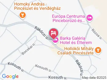 Oroszlános Borhotel & Étterem Tállya a térképen