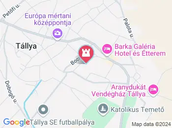 Református templom Tállya a térképen