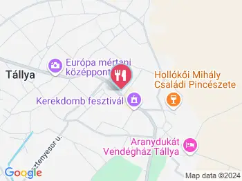 Trifecta Udvarház Tállya a térképen