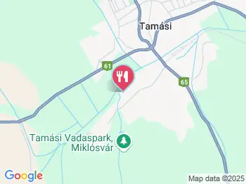 Koppány Fogadó étterme Tamási a térképen