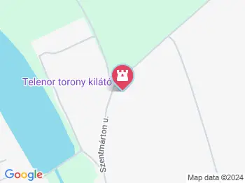 Szent Márton utcai kilátó Tamási a térképen