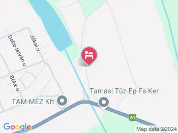 Szép Apartman Tamási a térképen