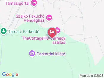 TheCottageHU - Várhegy utca Tamási a térképen