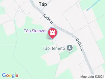 Táp Skanzen Táp a térképen