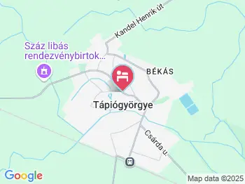 Györgyey Kastály Panzió Tápiógyörgye a térképen