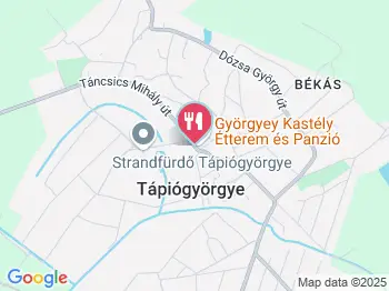 Györgyey Kastély Étterem & Panzió Tápiógyörgye a térképen