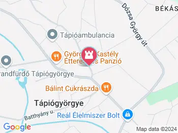 Szent Kristóf Tápiógyörgye a térképen