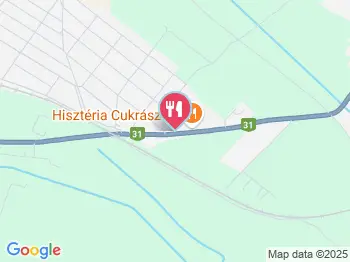 Hisztéria Cukrászda Tápiószecső a térképen